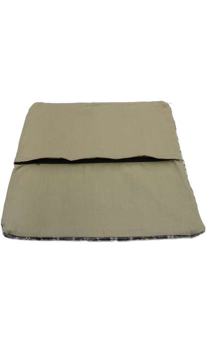 2 x 2 Vintage Turkish Oushak Rug Pillow Cover 53640