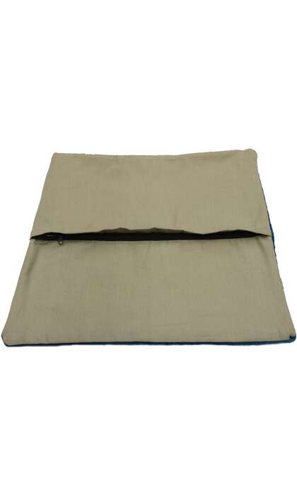 17x18 Vintage Blue Turkish Rug Pillow Cover 53639