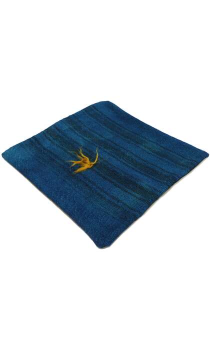 17x18 Vintage Blue Turkish Rug Pillow Cover 53639