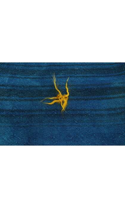 17x18 Vintage Blue Turkish Rug Pillow Cover 53639