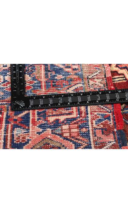 7 x 11 Vintage Persian Heriz Rug 90010