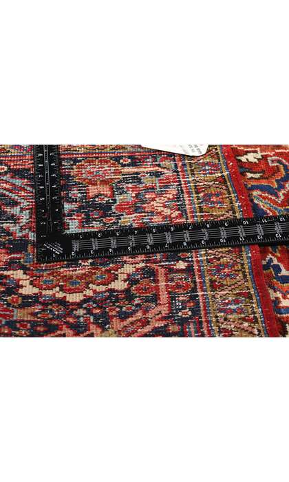 8 x 11 Vintage Persian Heriz Rug 90002