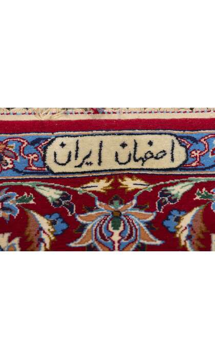 4 x 5 Vintage Persian Isfahan Rug 78924