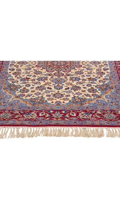 4 x 5 Vintage Persian Isfahan Rug 78924
