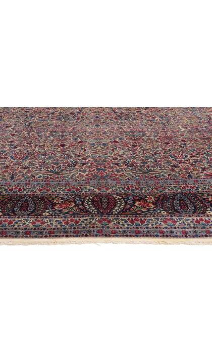 11 x 14 Vintage Persian Lavar Kerman Rug 90015