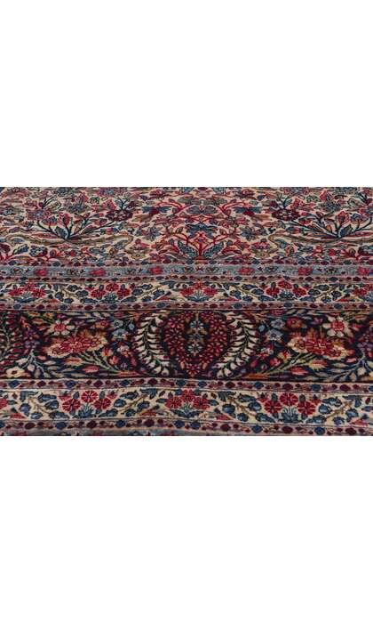 11 x 14 Vintage Persian Lavar Kerman Rug 90015
