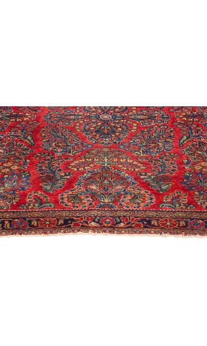 3 x 5 Vintage Persian Sarouk Rug 78915
