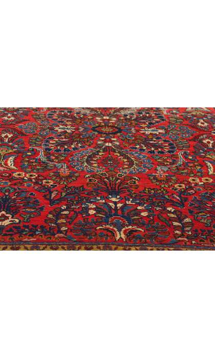 3 x 5 Vintage Persian Sarouk Rug 78929