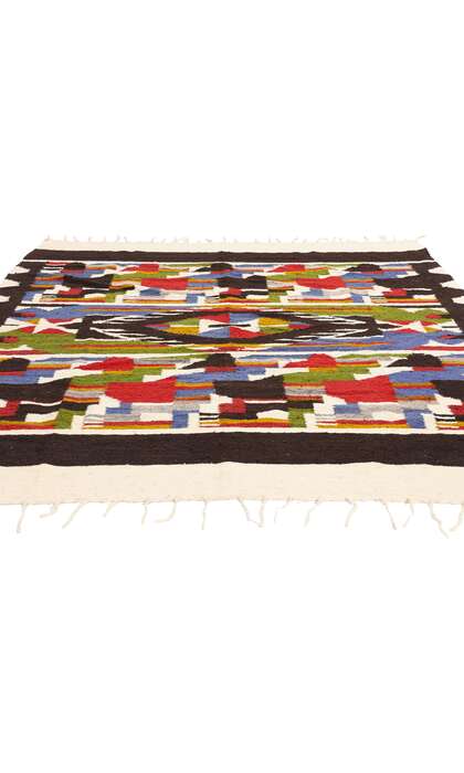 6 x 7 Vintage South American Peruvian Kilim Rug 78926