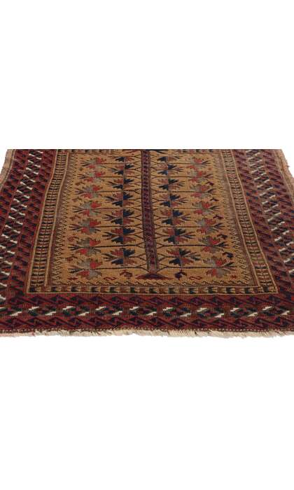 2 x 4 Antique Afghan Baluch Prayer Rug 78988