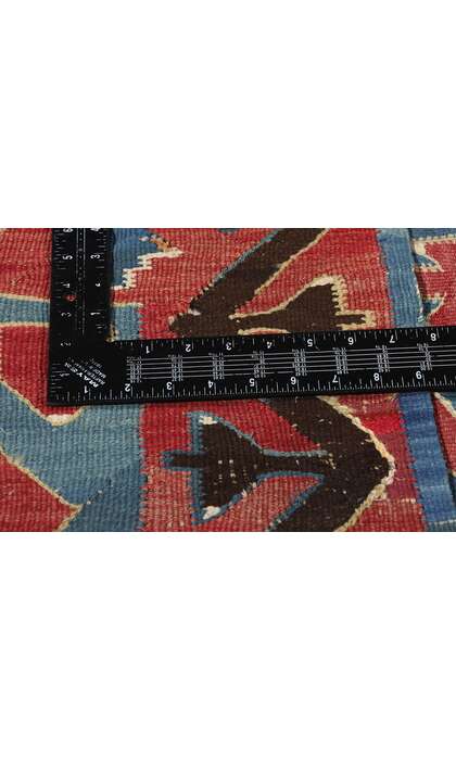 4 x 14 Antique Caucasian Avar Kilim Rug Runner 78945