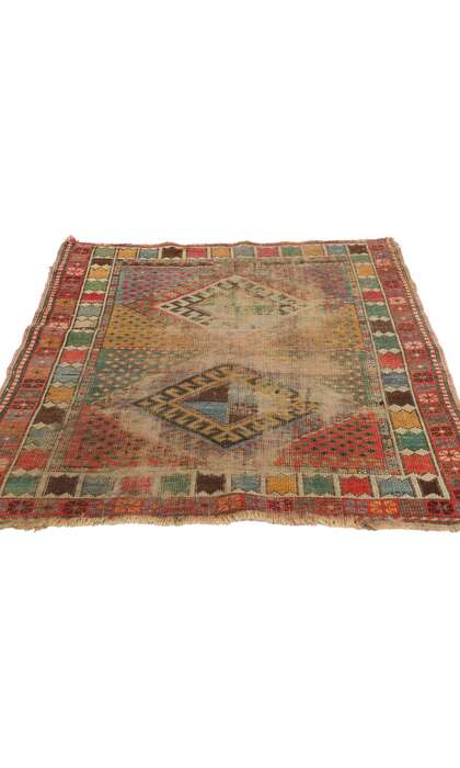 3 x 4 Antique Caucasian Shirvan Rug 78966