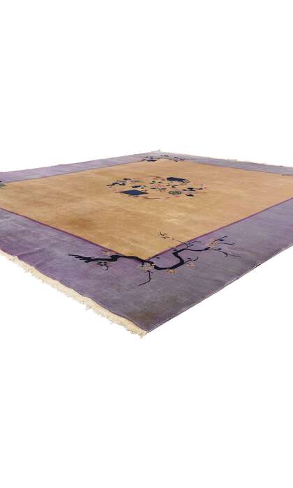 10 x 12 Antique Chinese Art Deco Rug 78185