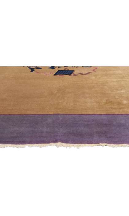 10 x 12 Antique Chinese Art Deco Rug 78185