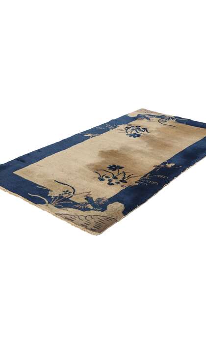 3 x 5 Antique Chinese Art Deco Rug 78978