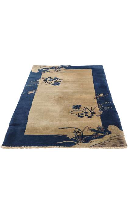 3 x 5 Antique Chinese Art Deco Rug 78978