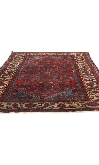 5 x 6 Antique Persian Lilihan Rug 78963
