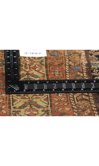 3 x 17 Distressed Antique Persian Malayer Rug Runner 76793