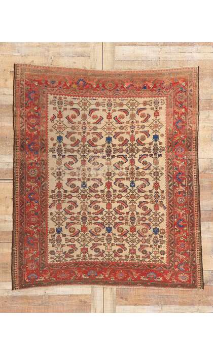 5 x 6 Antique Persian Malayer Rug 78972