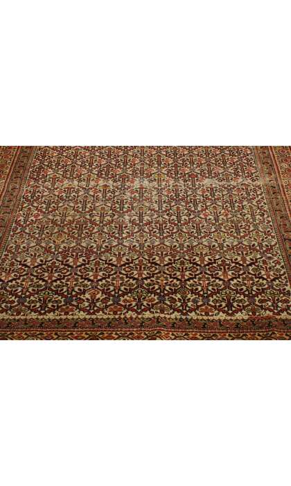 5 x 9 Distressed Antique Persian Malayer Rug 76694