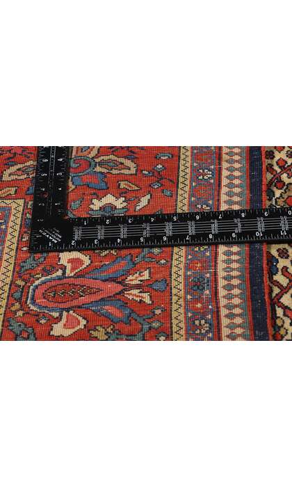 9 x 11 Antique Persian Farahan Rug 74980