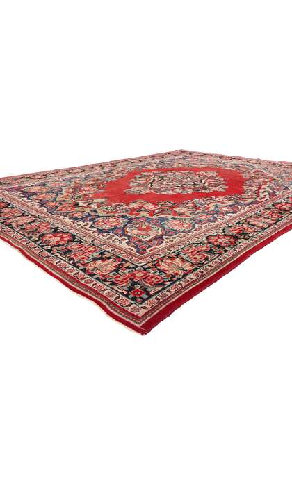 9 x 13 Antique Persian Mahal Rug 78961