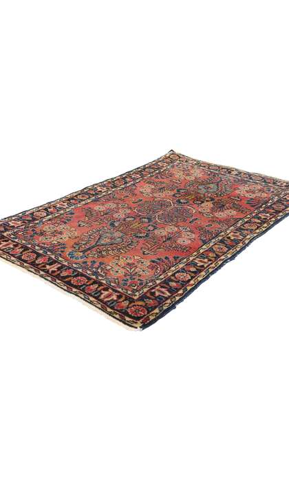 3 x 4 Antique Persian Dergazine Hamadan Rug 78947