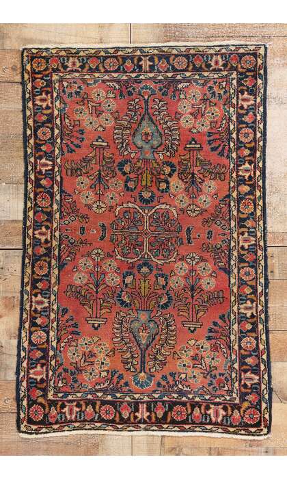 3 x 4 Antique Persian Dergazine Hamadan Rug 78947