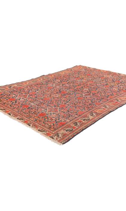 4 x 6 Distressed Antique Persian Malayer Rug 78970