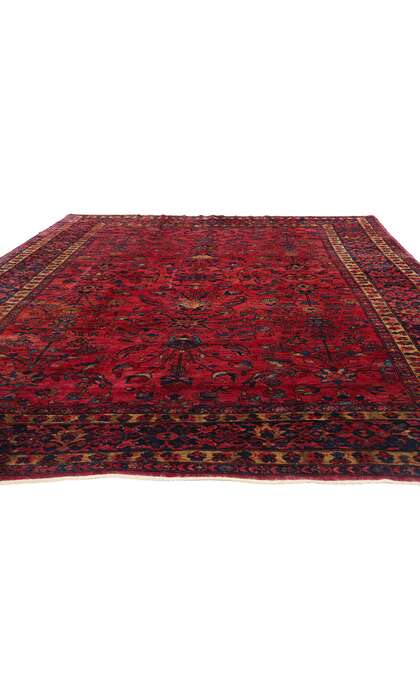 9 x 12 Antique Persian Mahal Rug 78982