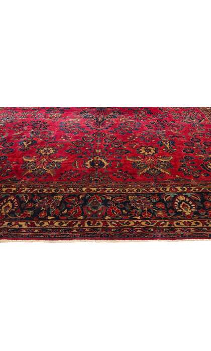 10 x 16 Antique Persian Sarouk Rug 78983