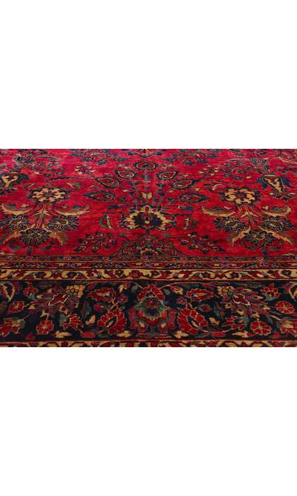 10 x 16 Antique Persian Sarouk Rug 78983