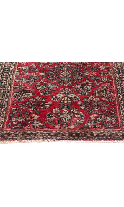 2 x 4 Antique Persian Sarouk Rug 78964