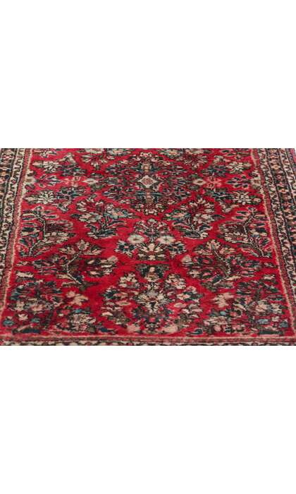 2 x 4 Antique Persian Sarouk Rug 78964