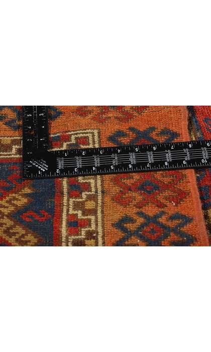 3 x 8 Antique Tribal Turkish Yuruk Rug 78935