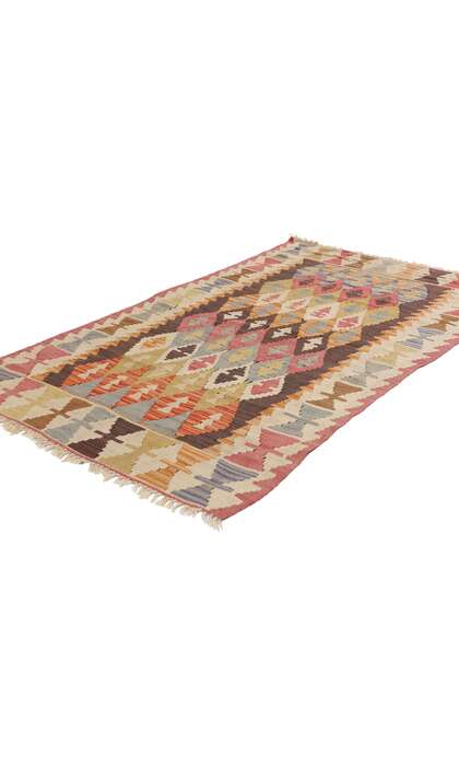 3 x 5 Antique Turkish Kilim Rug 78951