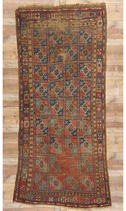 5 x 11 Antique Turkish Yuruk Rug 78985