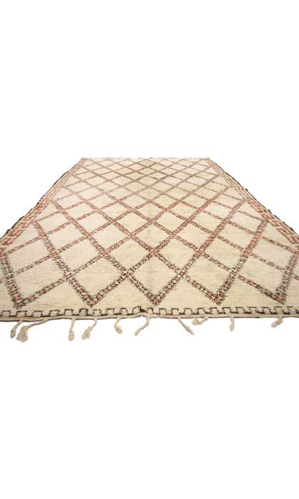 7 x 13 Vintage Moroccan Beni Ourain Rug 74727