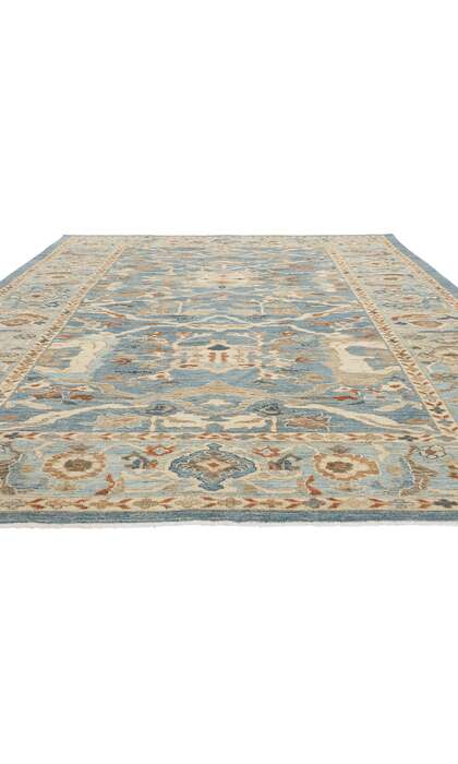 9 x 12 Turkish Blue Sultanabad Rug 60900