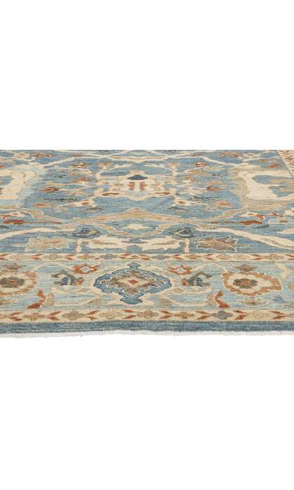 9 x 12 Turkish Blue Sultanabad Rug 60900