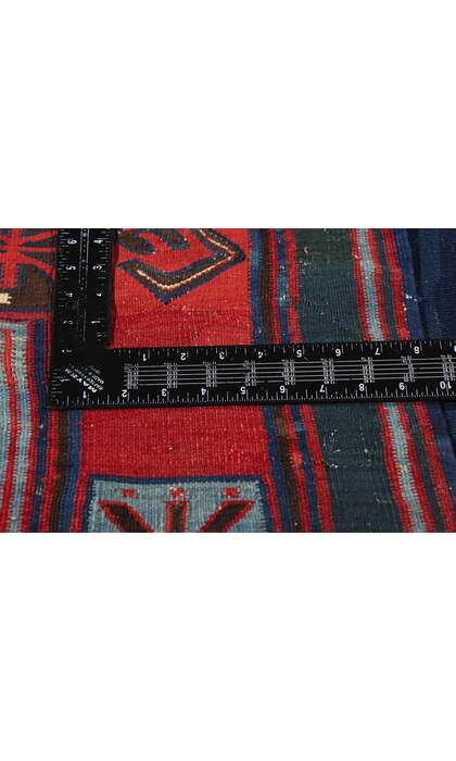 5 x 10 Antique Caucasian Avar Kilim Rug 78944