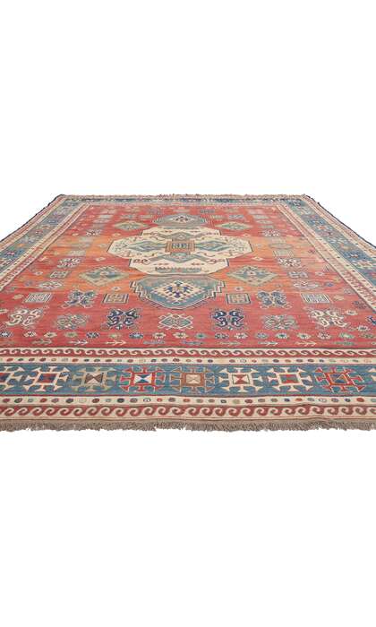10 x 13 Vintage Caucasian Soumak Rug 78954
