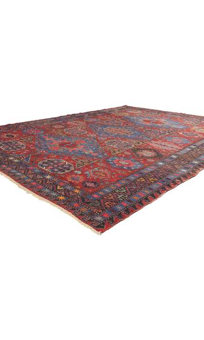 8 x 11 Antique Caucasian Soumak Rug 78953