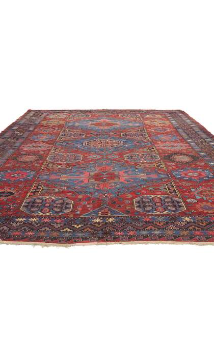 8 x 11 Antique Caucasian Soumak Rug 78953