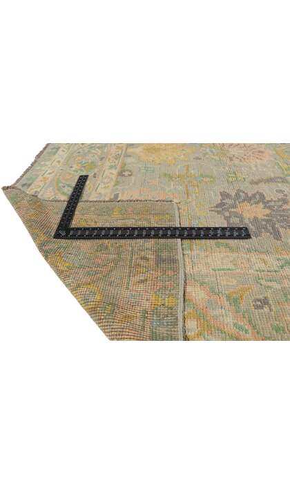9 x 13 Colorful Oushak Rug 80733