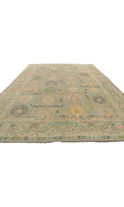 9 x 13 Colorful Oushak Rug 80733