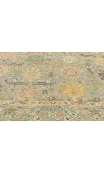 9 x 13 Colorful Oushak Rug 80733