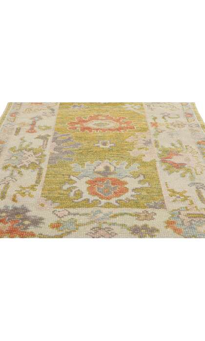 3 x 19 Colorful Modern Turkish Oushak Rug Runner 53947