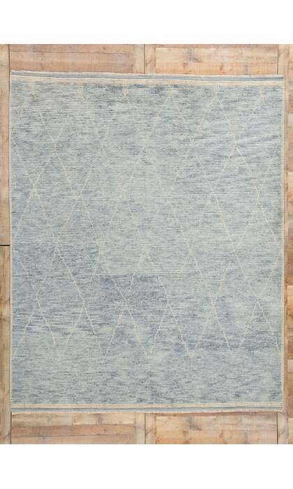 8 x 10 Azure Horizon Modern Moroccan Rug 31240