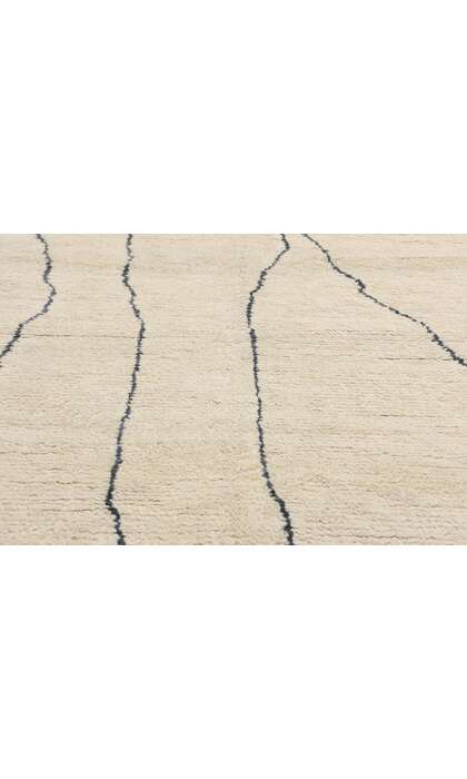 9 x 12 Rippled Silence Organic Modern Moroccan Rug 31292